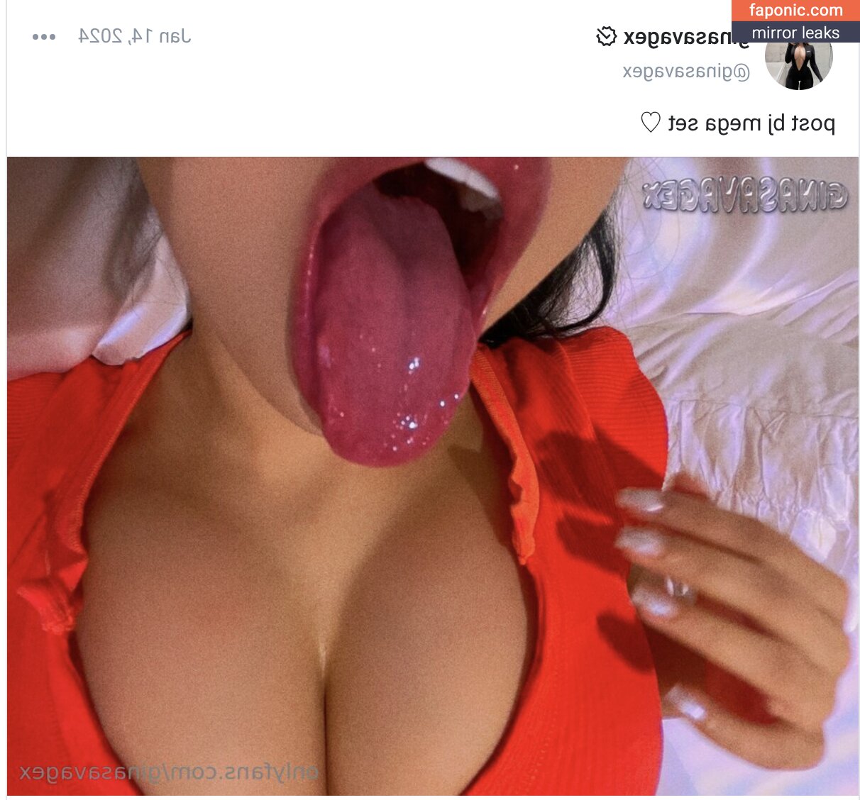 Gina Savage, Ginasavagex, https: Filtraciones de Desnudos OnlyFans Foto #14